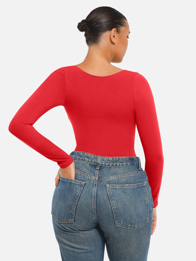 Bloom ™ | Long Sleeve Thong Bodysuit