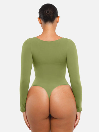 Bloom ™ | Long Sleeve Thong Bodysuit