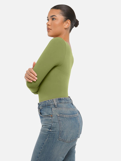 Bloom ™ | Long Sleeve Thong Bodysuit