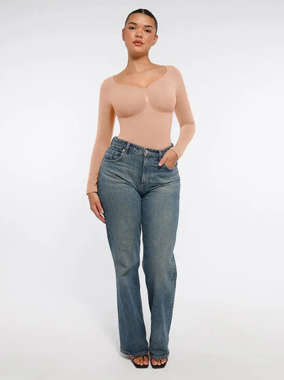 Bloom ™ | Long Sleeve Thong Bodysuit