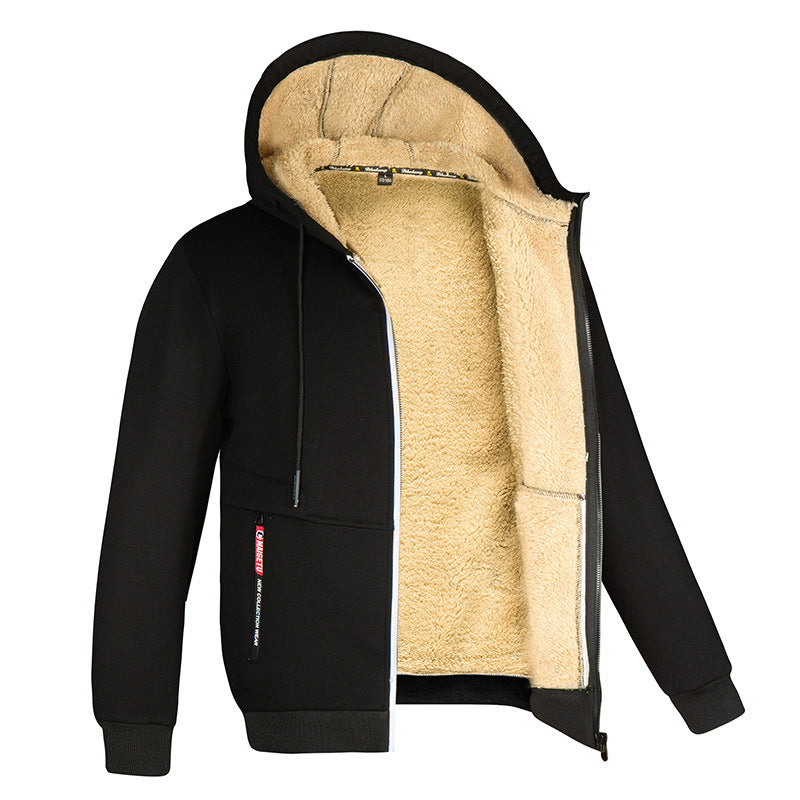 Coen - Heren winterjas met capuchon en fleece