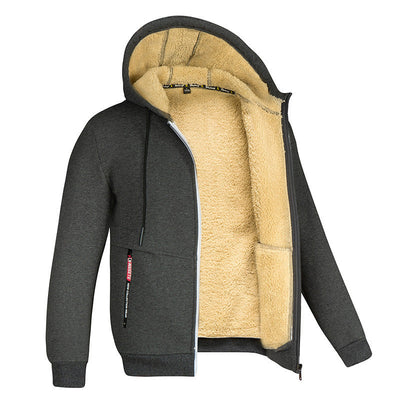 Coen - Heren winterjas met capuchon en fleece