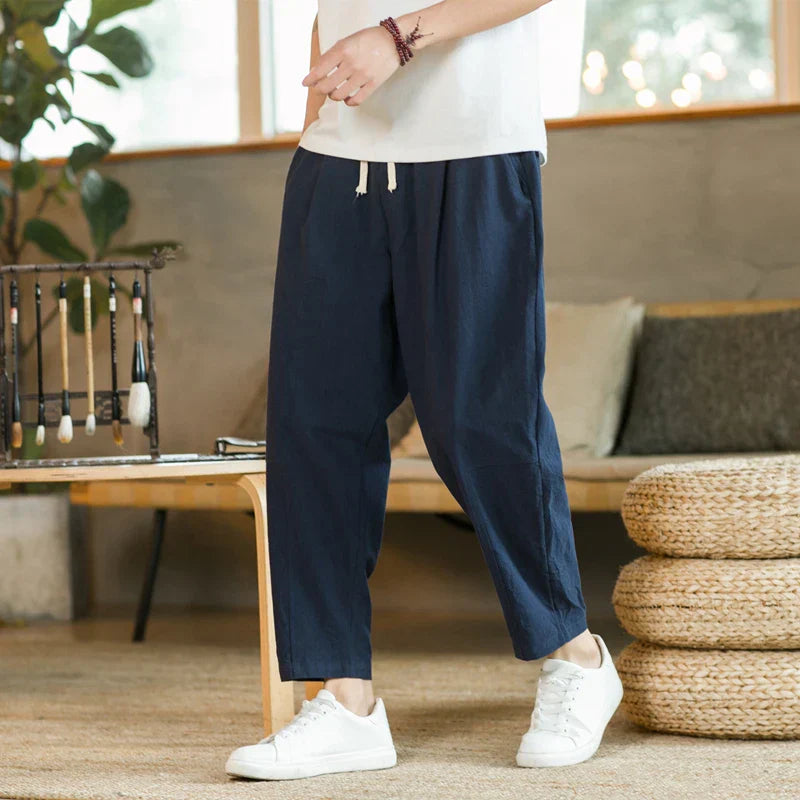 Van Vliet™ | Heren casual katoenen broek