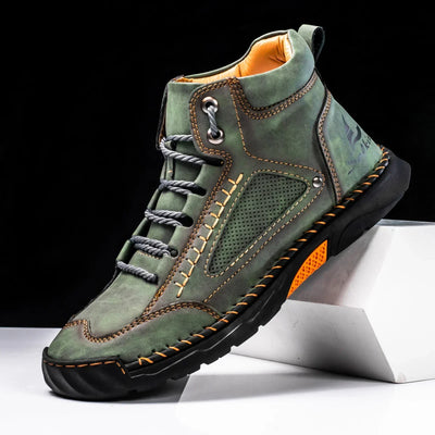 St. Moritz leren hoge schoenen