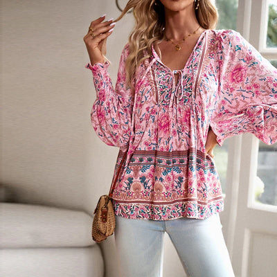 ANIKA I STIJLVOL BLOEMENBLOUSE