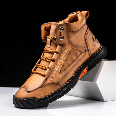 St. Moritz leren hoge schoenen