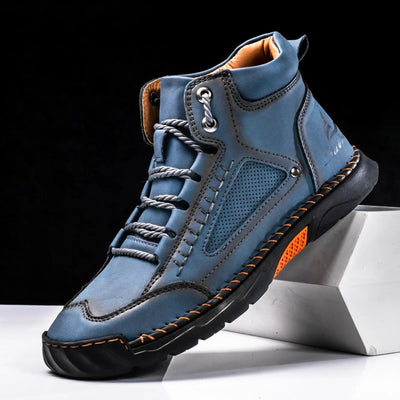 St. Moritz leren hoge schoenen