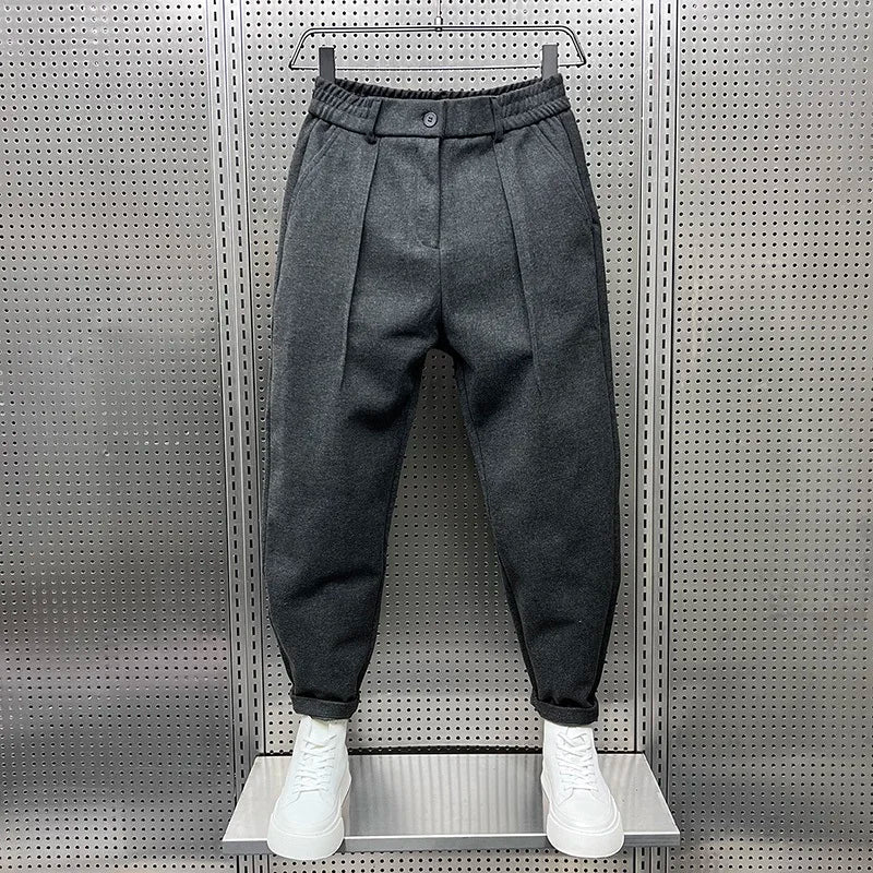 Van Vliet™ | Elegante gemêleerde broek