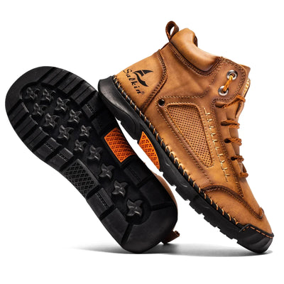 St. Moritz leren hoge schoenen