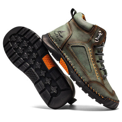 St. Moritz leren hoge schoenen