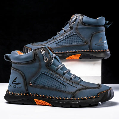 St. Moritz leren hoge schoenen