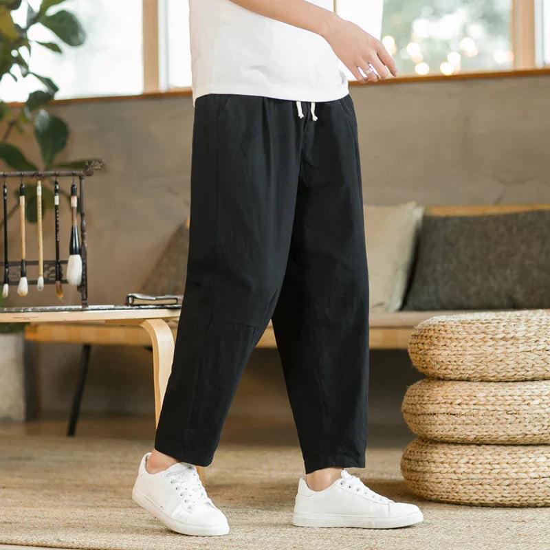 Van Vliet™ | Heren casual katoenen broek