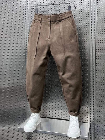 Van Vliet™ | Elegante gemêleerde broek