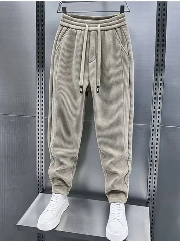 Van Vliet™ | Trendy geribbelde broek