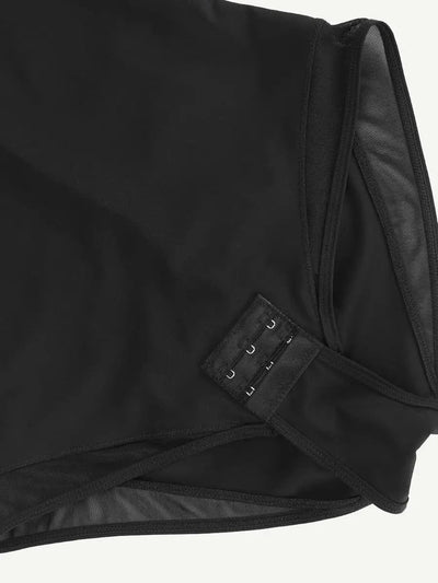 Bloom ™ | Deep V-Neck Mesh  Bodysuit
