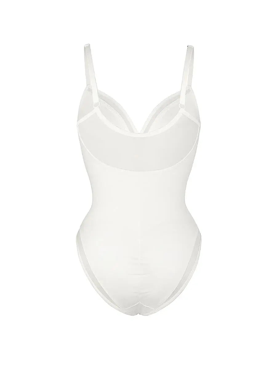 Bloom ™ | Deep V-Neck Mesh  Bodysuit