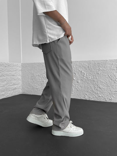 Van Vliet™ | Relaxte geribbelde broek