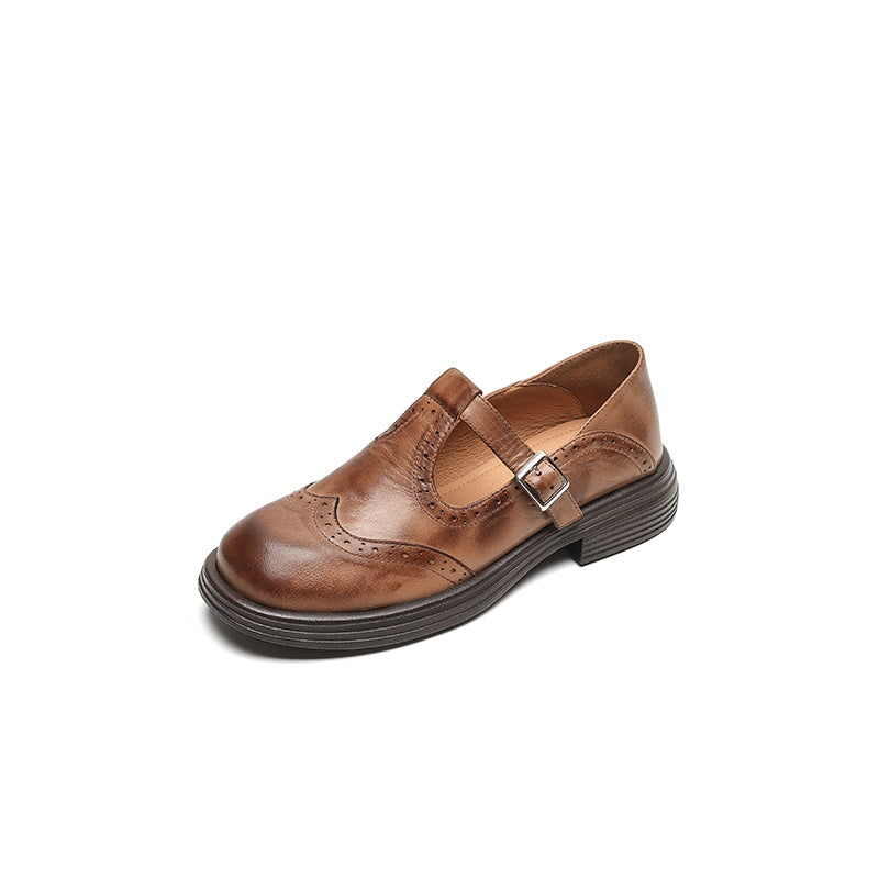 VELDA | Elegante leren Mary Janes