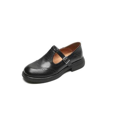 VELDA | Elegante leren Mary Janes