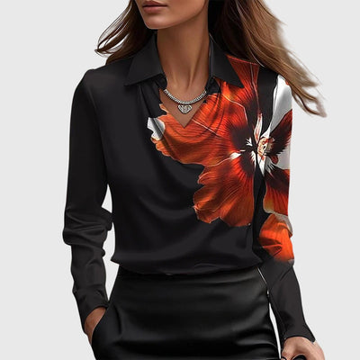 ELLA ™ | Elegante satijnen blouse