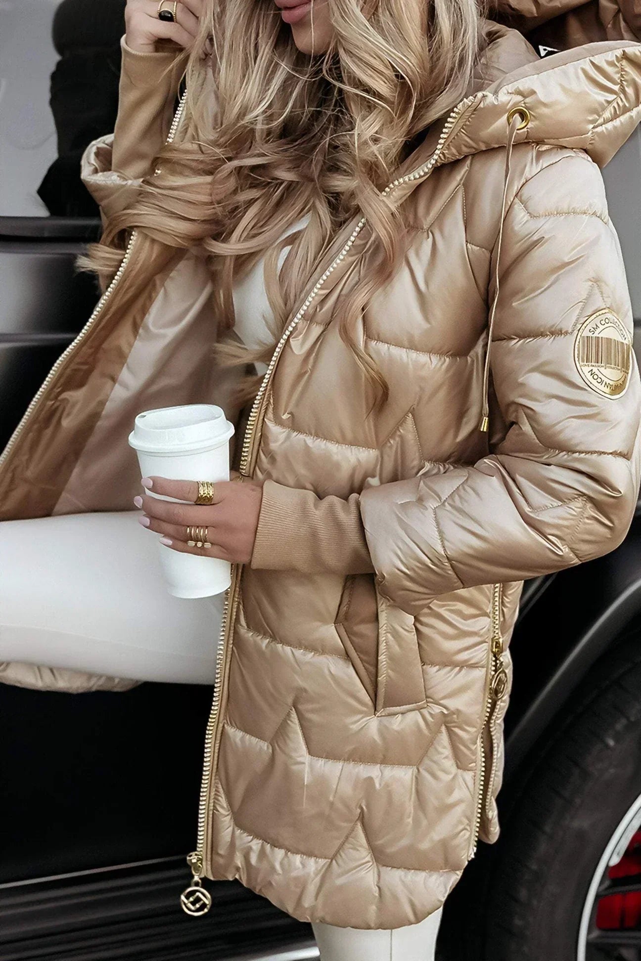 Nolwen™ | Elegante Winterjas met Capuchon