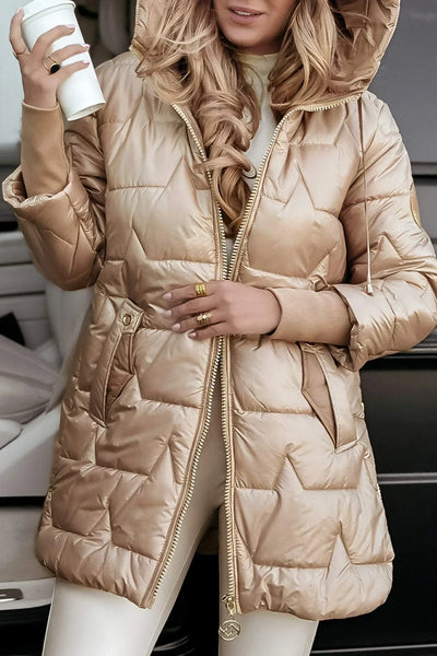 Nolwen™ | Elegante Winterjas met Capuchon