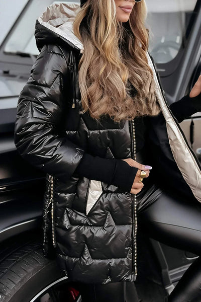 Nolwen™ | Elegante Winterjas met Capuchon