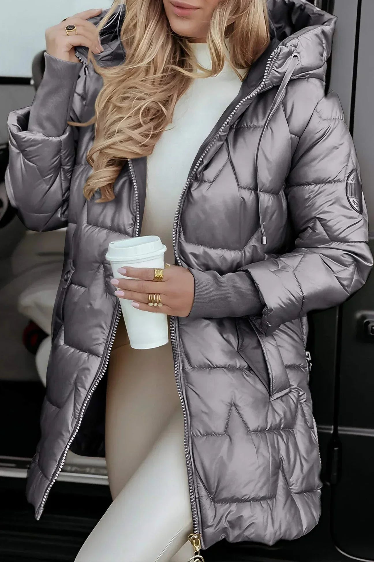 Nolwen™ | Elegante Winterjas met Capuchon