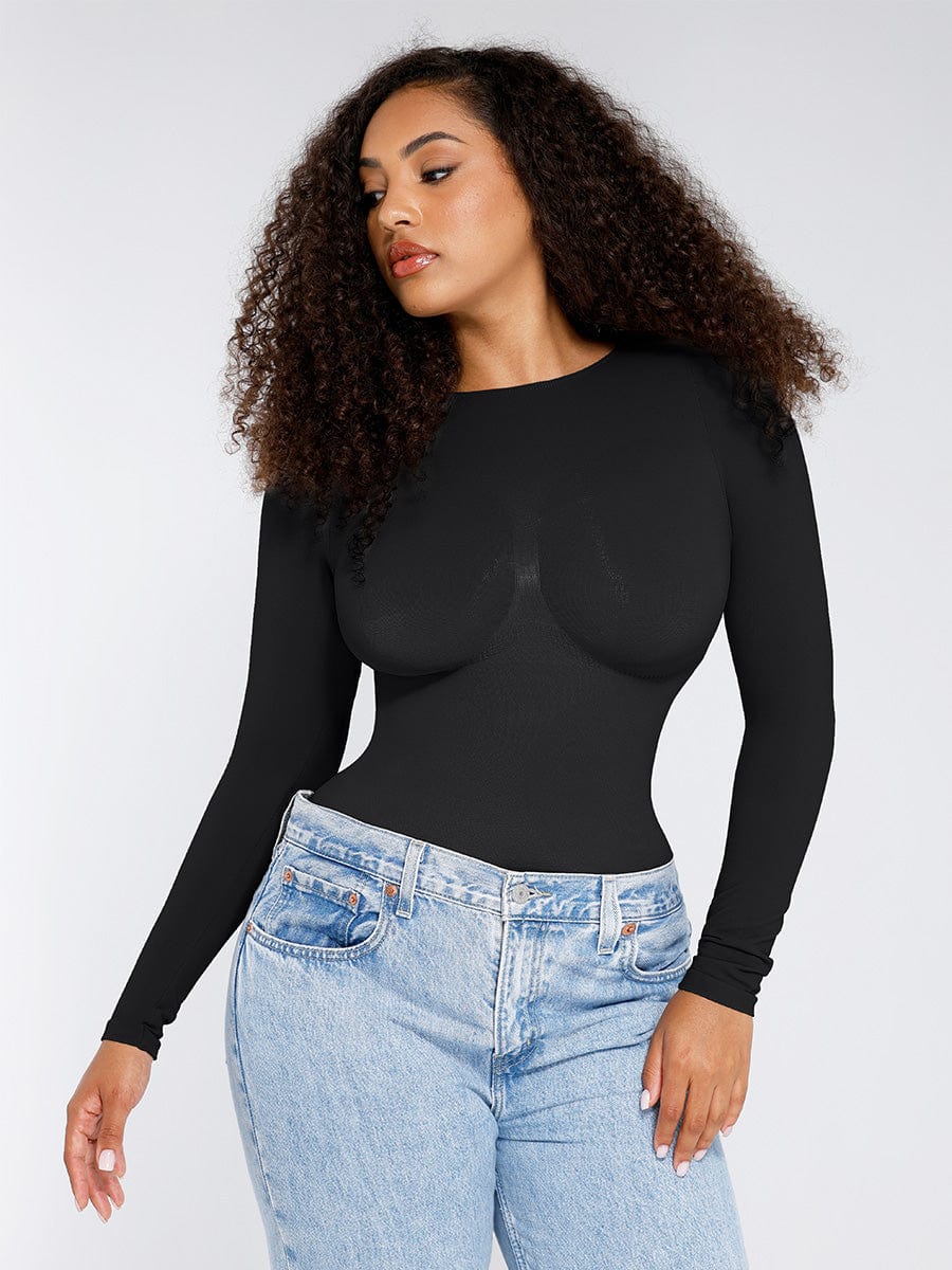 Bloom ™ |  Long Sleeve Full Neck Bodysuit | 1+1