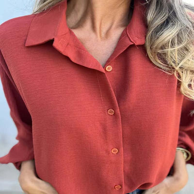 CORNELIA I KLASSIEKE LANGERMIGE BLOUSE