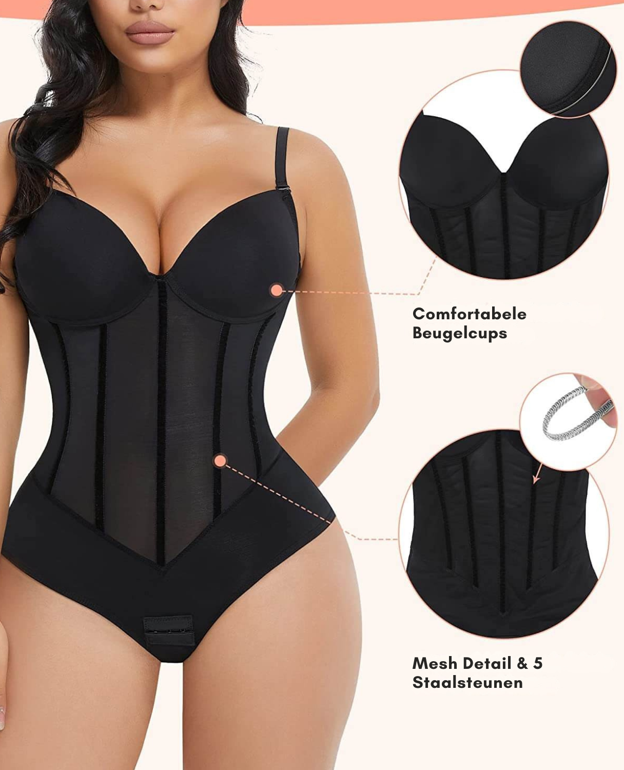 Bloom ™ |  Open Back Nylon Bodysuit